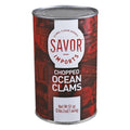 Savor Chopped Ocean Clam Canned, 51 Ounce — 12 Per Case
