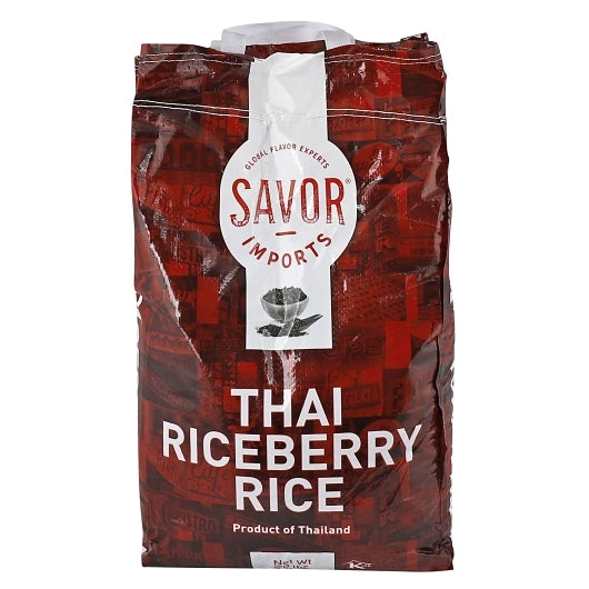 Savor Thai Riceberry Rice, 20 Pound — 1 Per Case