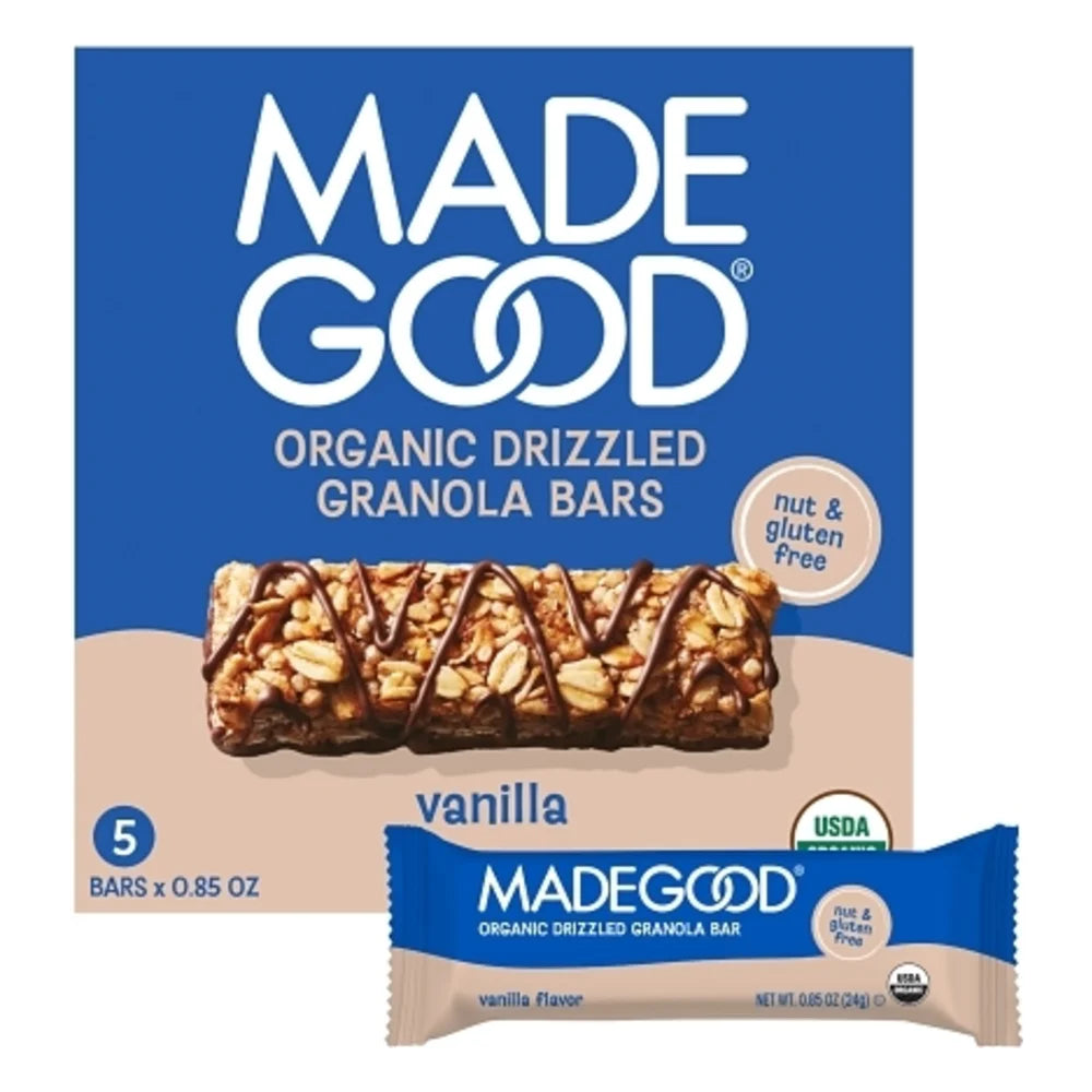 MadeGood Chocolate Granola Bars, 5 Count — 6 Per Case
