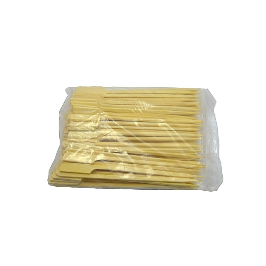 Rofson Bamboo Paddle Pick 6 Inch, 100 Count — 10 Per Case