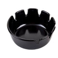 Tablecraft Deepwell Black Ashtray — 12 Per Case