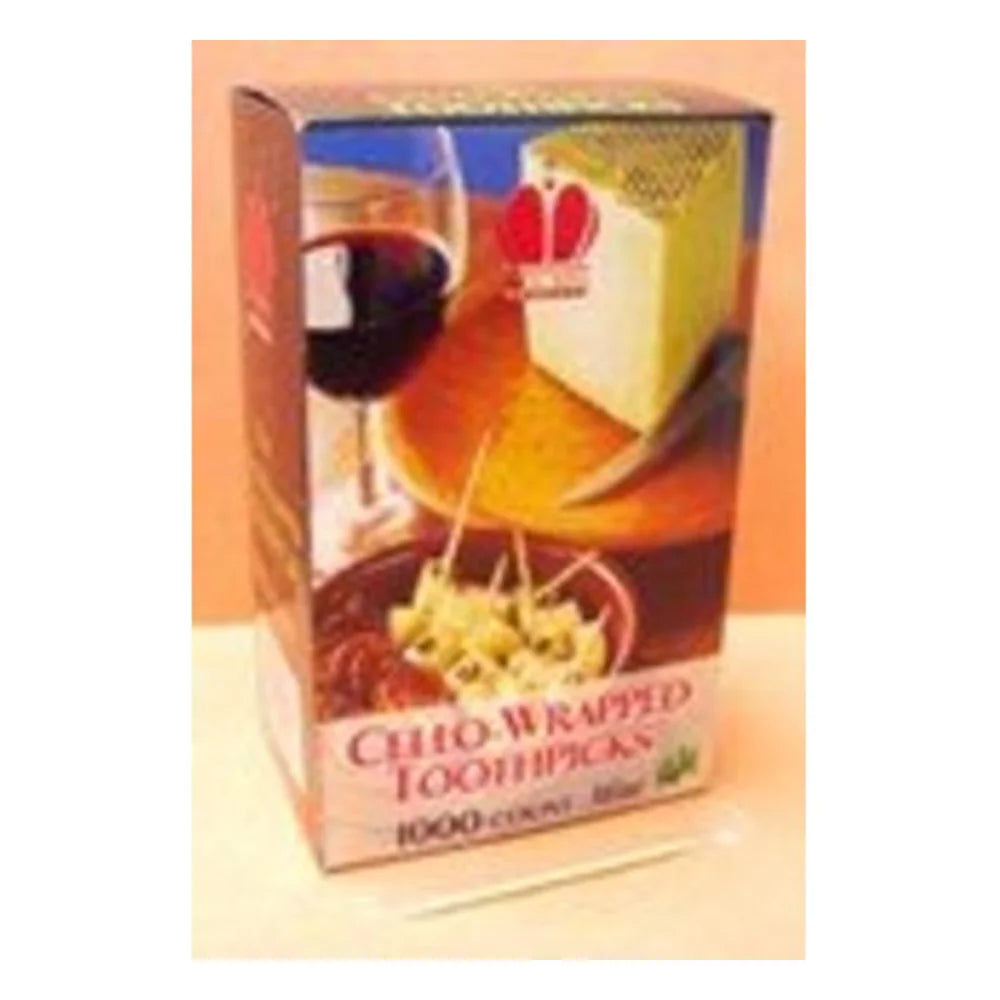 Goldmax Individually Wrapped Cello Mint Toothpick, 1000 Count — 12 Per Case