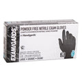 Examgards Exam Nitrile Black Powder Free Large Glove — 1000 Per Case