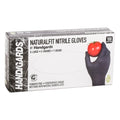 Handgards Naturalfit Nitrile Black Form-Fitting Powder Free Extra Large Glove — 1000 Per Case