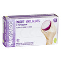 Handgards Vinyl Clear Form-Fitting Powdered Extra Large Glove — 1000 Per Case