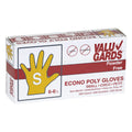 Valugards Polyethylene Clear Loose Fitting Embossed Powder Free Glove Small, 500 Each — 5000 Per Case