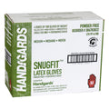 Handgards Snugfit Powder Free Latex Gloves, Medium — 400 Per Case