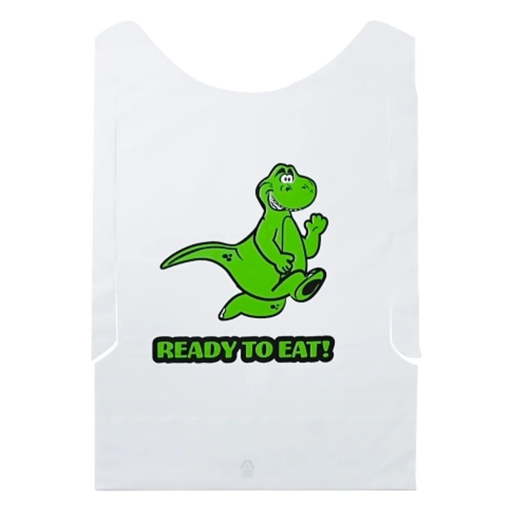 Neatgards Embossed Poly Child Dino Pals Print Bib — 500 Per Case