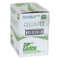 Zipgards Freezer Bag Quart 2.7Mil — 500 Per Case