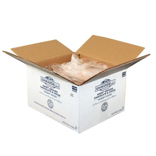 Ghirardelli Sweet Ground Chocolate Cocoa Powder Bulk, 30 Pound — 1 Per Case
