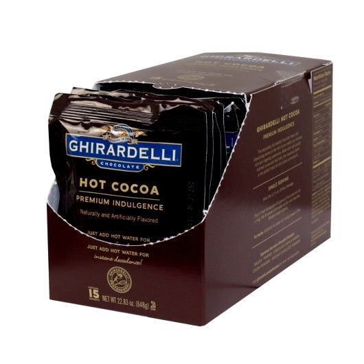 Ghirardelli Hot Cocoa Premium Indulgence, 22.5 Ounce — 6 Per Case