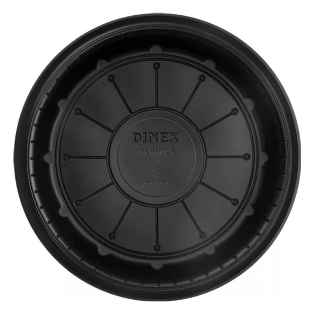 Dinex 9 Inch High Heat Disposable Black Plate, 500 Count — 1 Per Case
