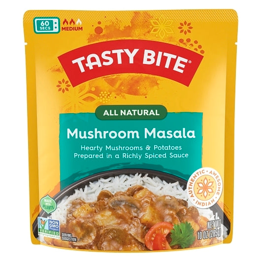 Tasty Bite Mushroom Masala, 10 Ounce — 48 Per Case