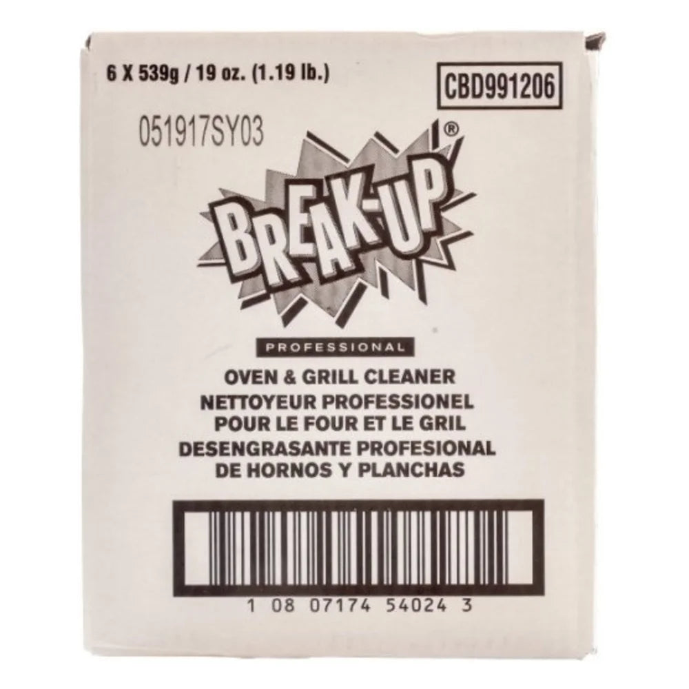 Break-Up Professional Oven & Grill Cleaner — 6 Per Case