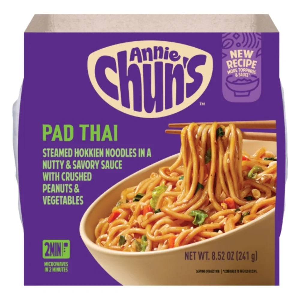 Annie Chun's Pad Thai Noodle Bowl With Vegetables, 8.52 Ounce — 6 Per Case