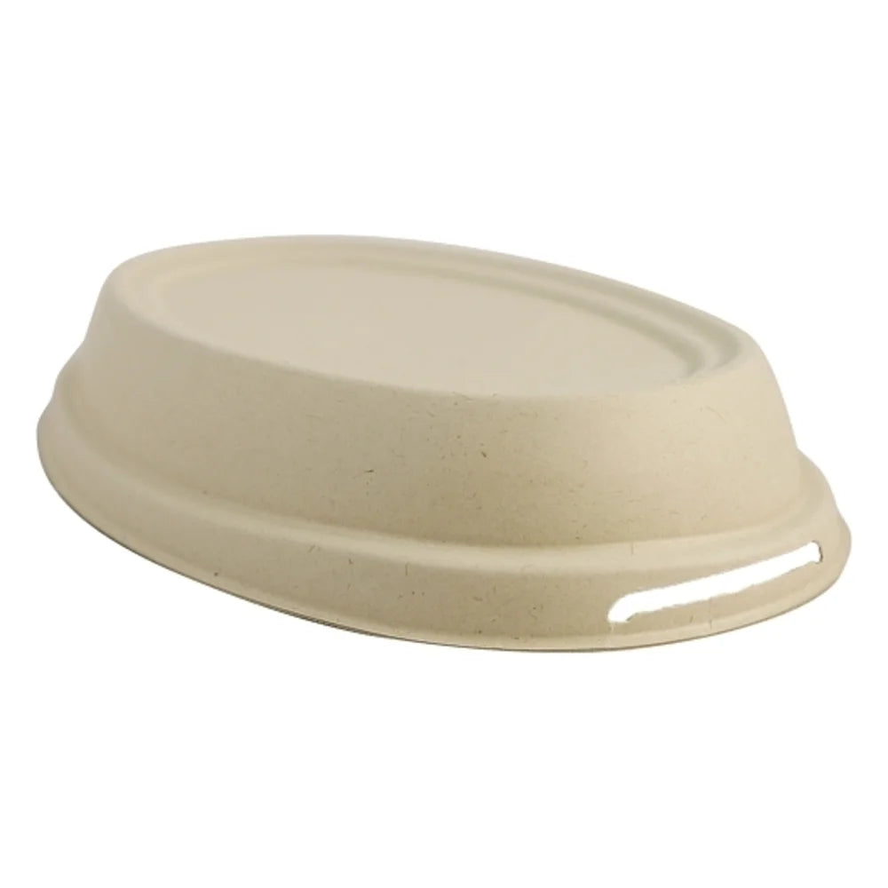 World Centric Plant Fiber Burrito Bowl Lids — 6 Per Case