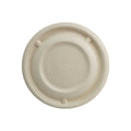 World Centric Barrel Bowl Lids Unbleached Plant Fiber, 50 Dozen — 10 Per Case