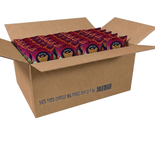Siete Chipotle Bbq Kettle Cooked Potato Chips, 1.5 Ounce — 24 Per Case
