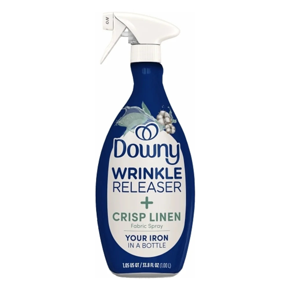 Downy Wrinkle Releaser + Crisp Linen, 33.8 Ounce — 4 Per Case
