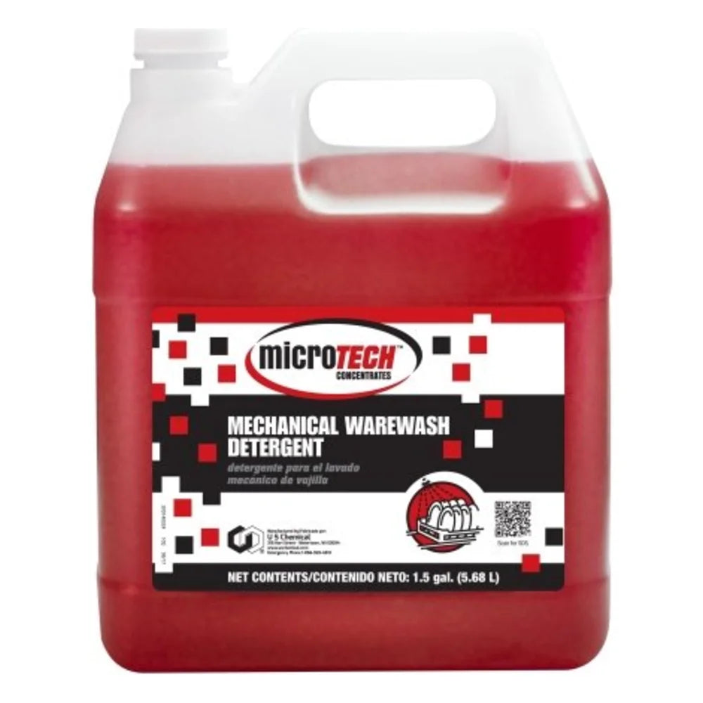 Microtech Mechanical Warewash Detergent, 1.5 Gallon — 2 Per Case