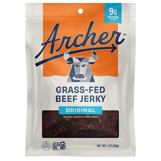 Archer Original Grass-Fed Beef Jerky, 1 Ounce — 72 Per Case