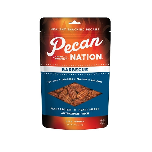Pecan Nation Bbq Pecans, 4 Ounce — 6 Per Case