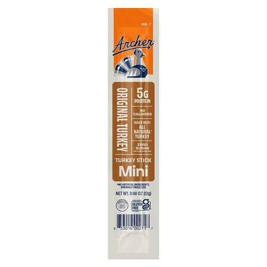 Archer Original Turkey Mini Sticks Laydown Caddy, 0.46 Ounce — 144 Per Case