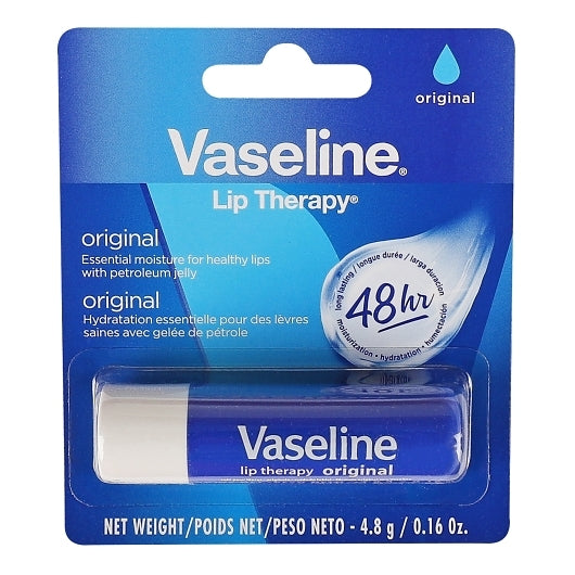 Vaseline Organic Lip Therapy Care, 0.16 Ounce — 24 Per Case