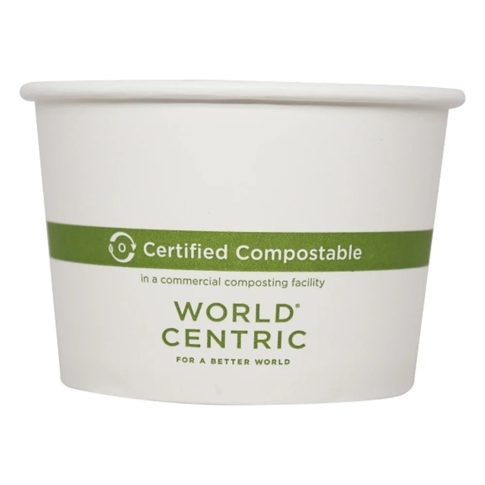 World Centric Fsc Mix Compostable Paper Bowl, 16 Ounce — 10 Per Case