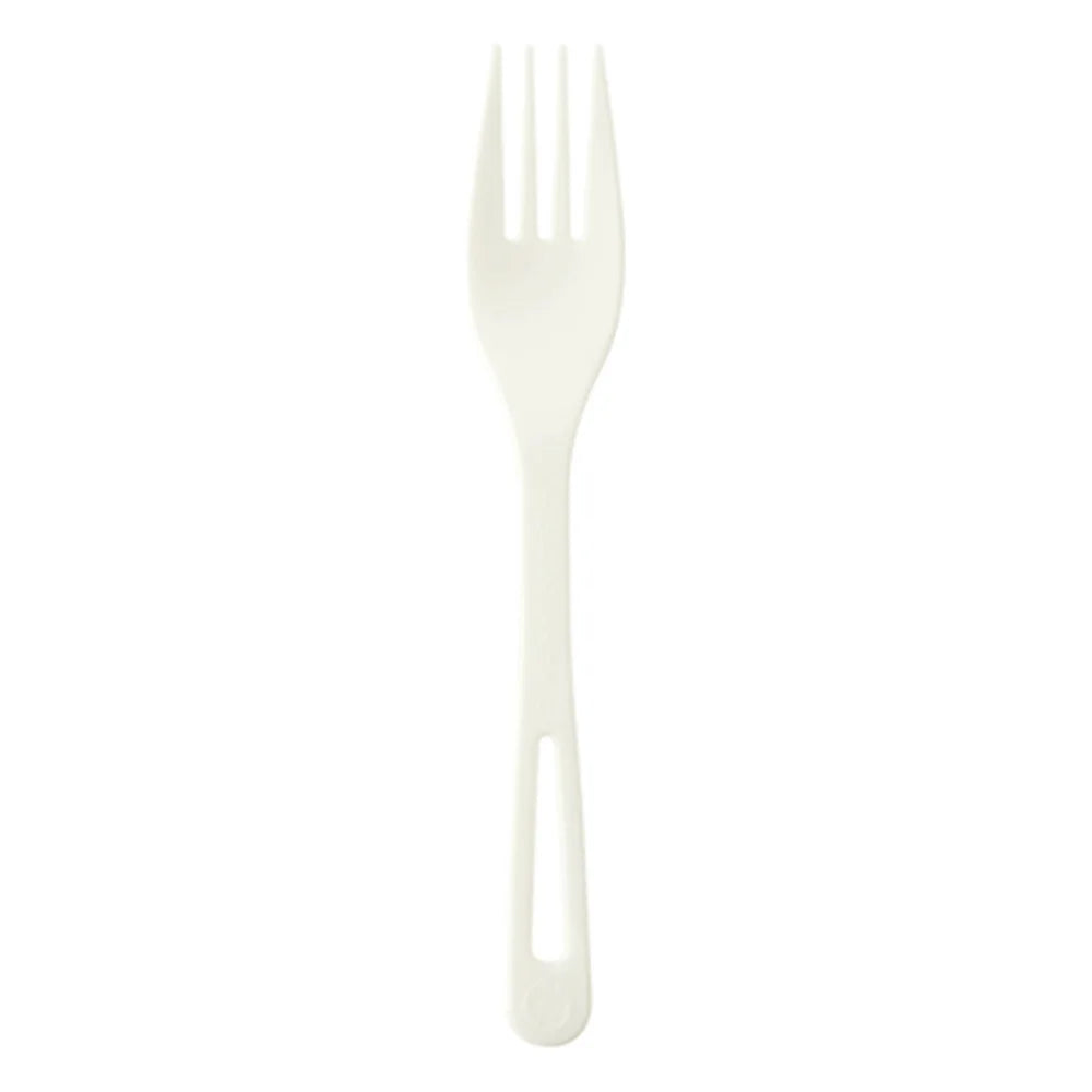 World Centric TPLA Compostable Corn Starch Fork, 50 Count — 20 Per Case