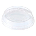 World Centric 4-9 Ounce Ingeo Compostable Clear Raised Lid, 9 Ounce — 40 Per Case