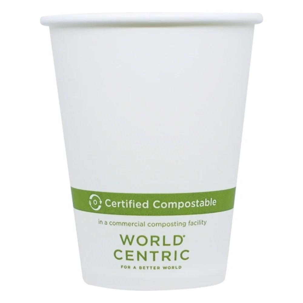 World Centric Paper Fsc Mix Compostable Hot Cup, 8 Ounce — 20 Per Case