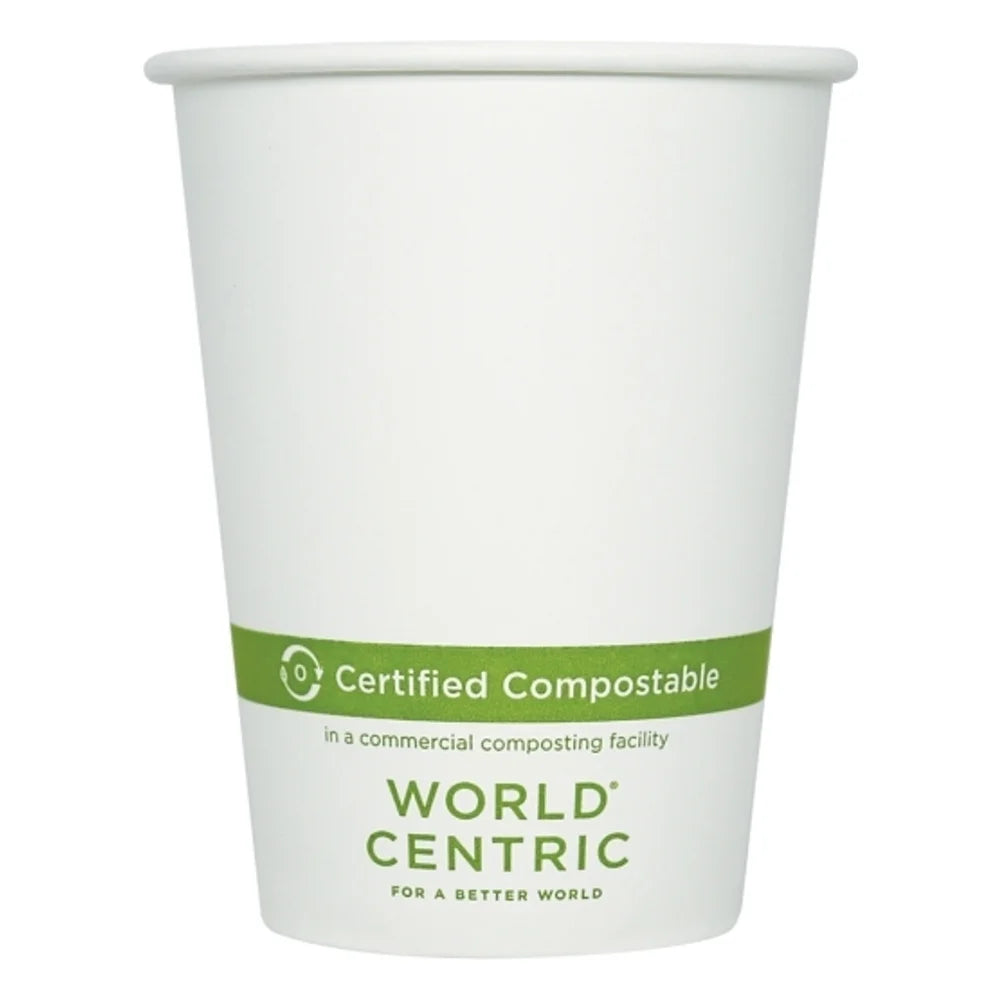 World Centric Paper Fsc Mix Compostable Hot Cup, 12 Ounce — 20 Per Case