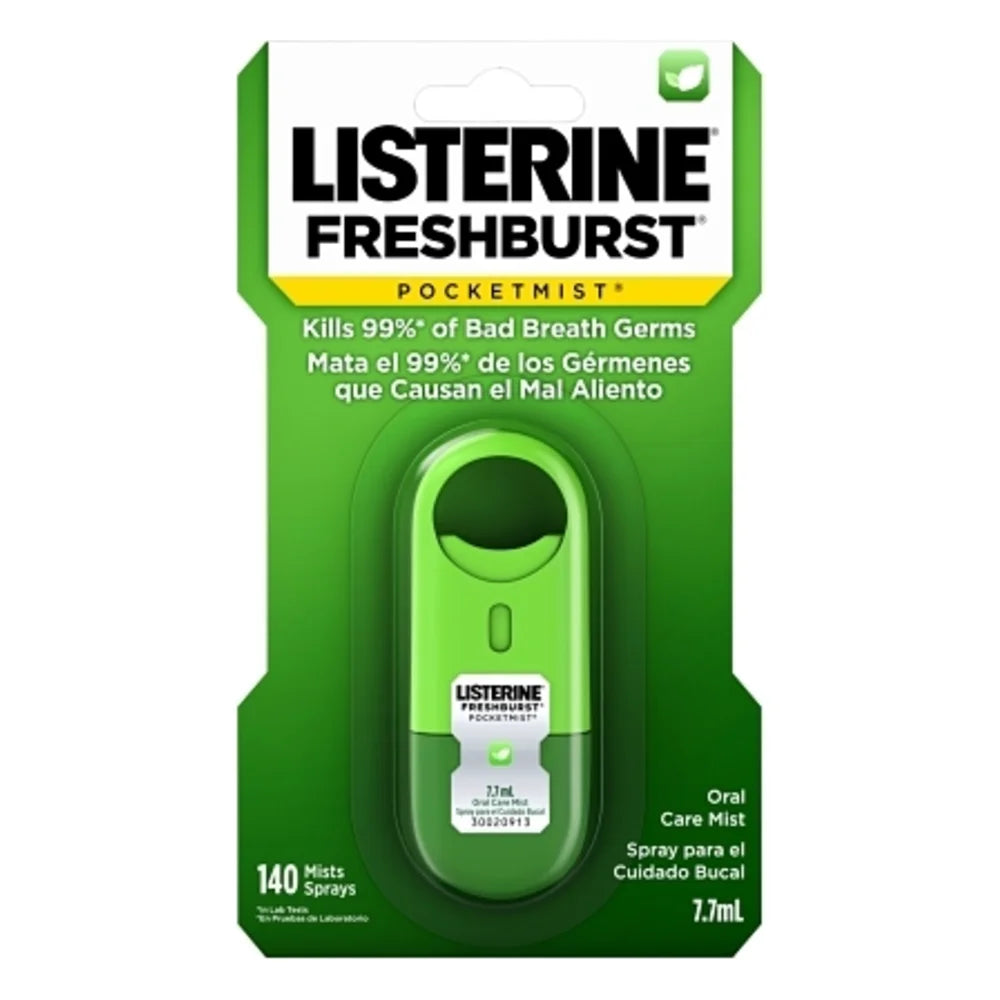 Listerine Fresh Burst Pocket Mist Spray, 7.7 Milliliter — 6 Per Case