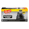 Glad Trash Bag Quick Tie Black, 21 Count — 9 Per Case
