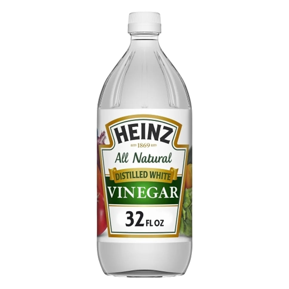 Heinz Distilled White Vinegar Bottle, 946 Milliliter — 12 Per Case