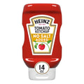 HEINZ No Salt Ketchup Bottle, 14 Ounce — 6 Per Case