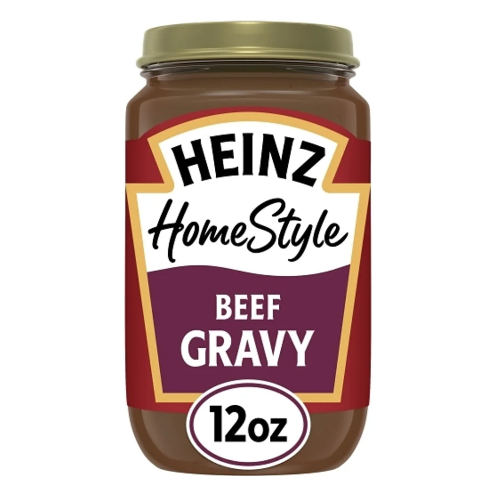 Heinz Homestyle Beef Gravy Jar, 340 Gram — 12 Per Case