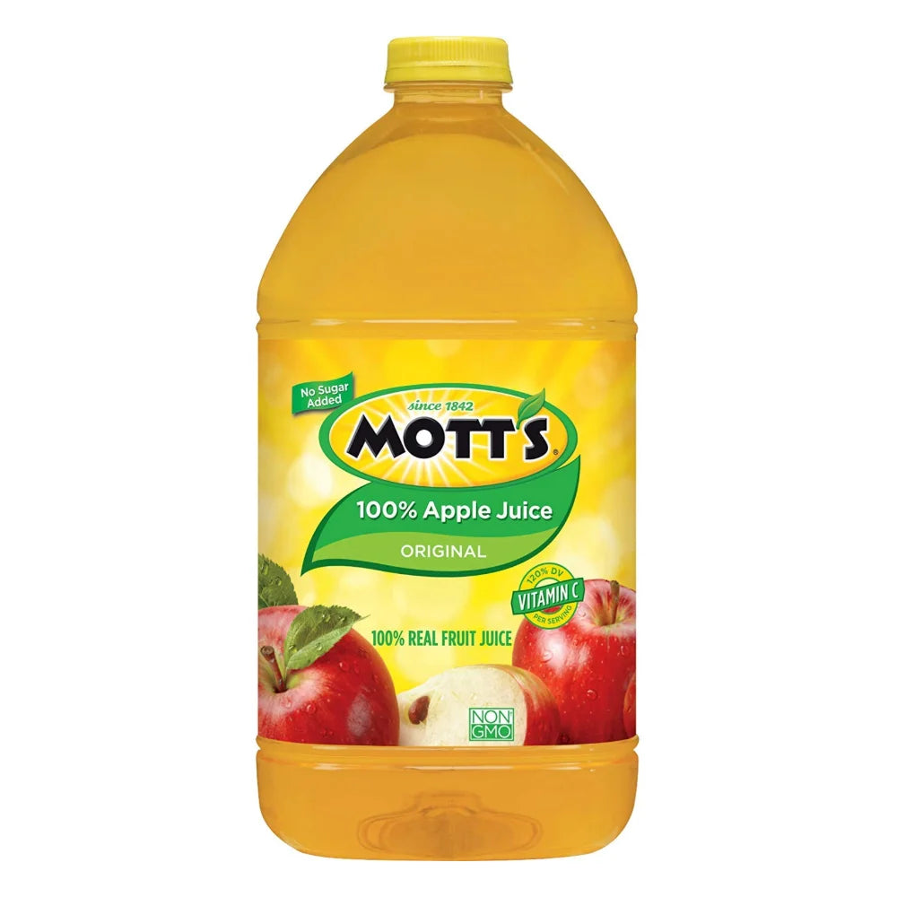Mott's 100% Apple Juice, 128 Fluid Ounce — 4 Per Case
