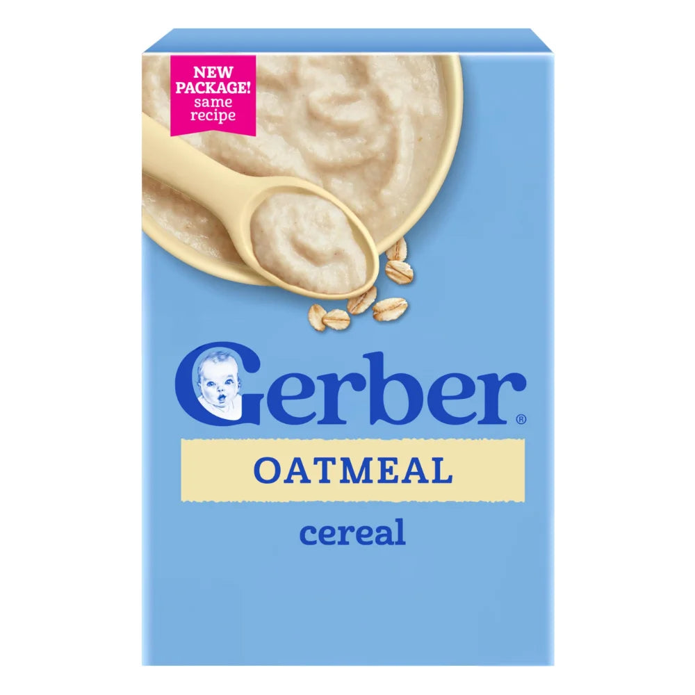 Gerber 1St Foods Grain & Grow Oatmeal Cereal, 1 Pound — 4 Per Case