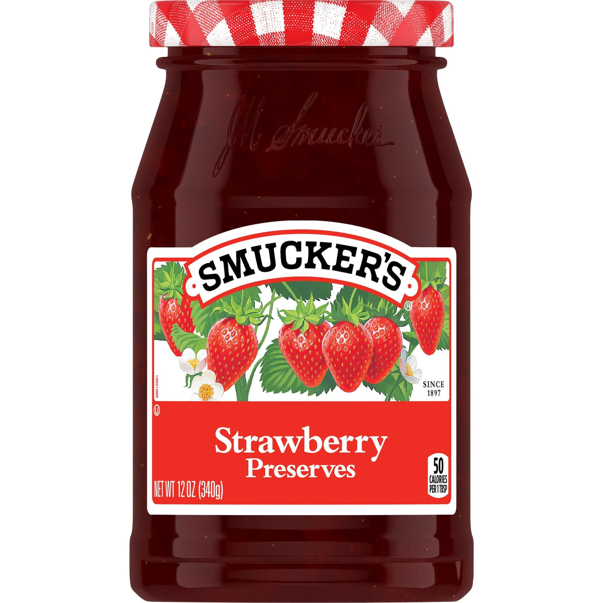 Smucker's Strawbry Presrv, 12 oz — 12 Per Case
