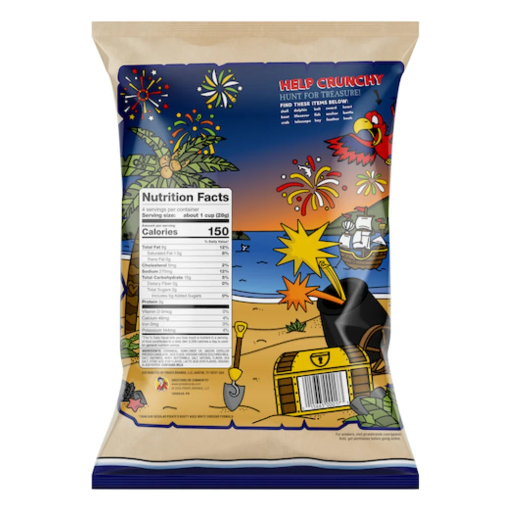 Pirate's Booty Cheddar Blast, 4 Ounce — 12 Per Case