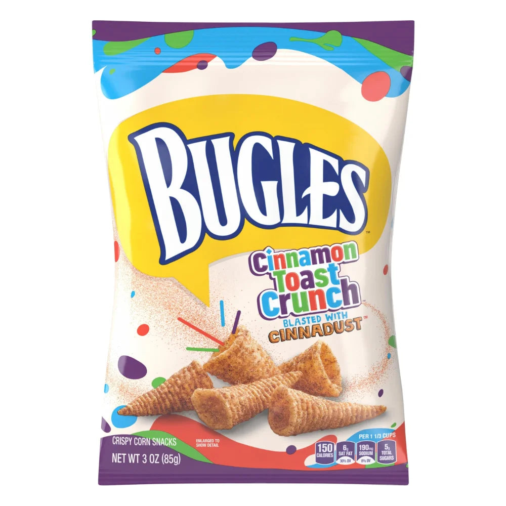 Bugles Cinnamon Toast Crunch, 3 Ounce — 6 Per Case
