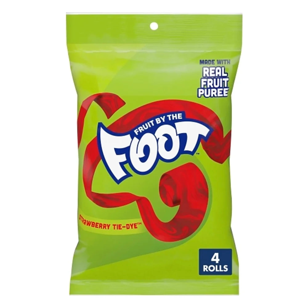 Betty Crocker Fruit By The Foot Strawberry Tie-Dye, 3 Ounce — 8 Per Case