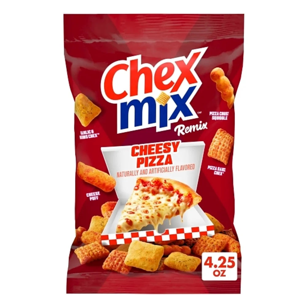 Chex Mix Remix Cheesy Pizza Snack Mix, 4.25 Ounce — 8 Per Case