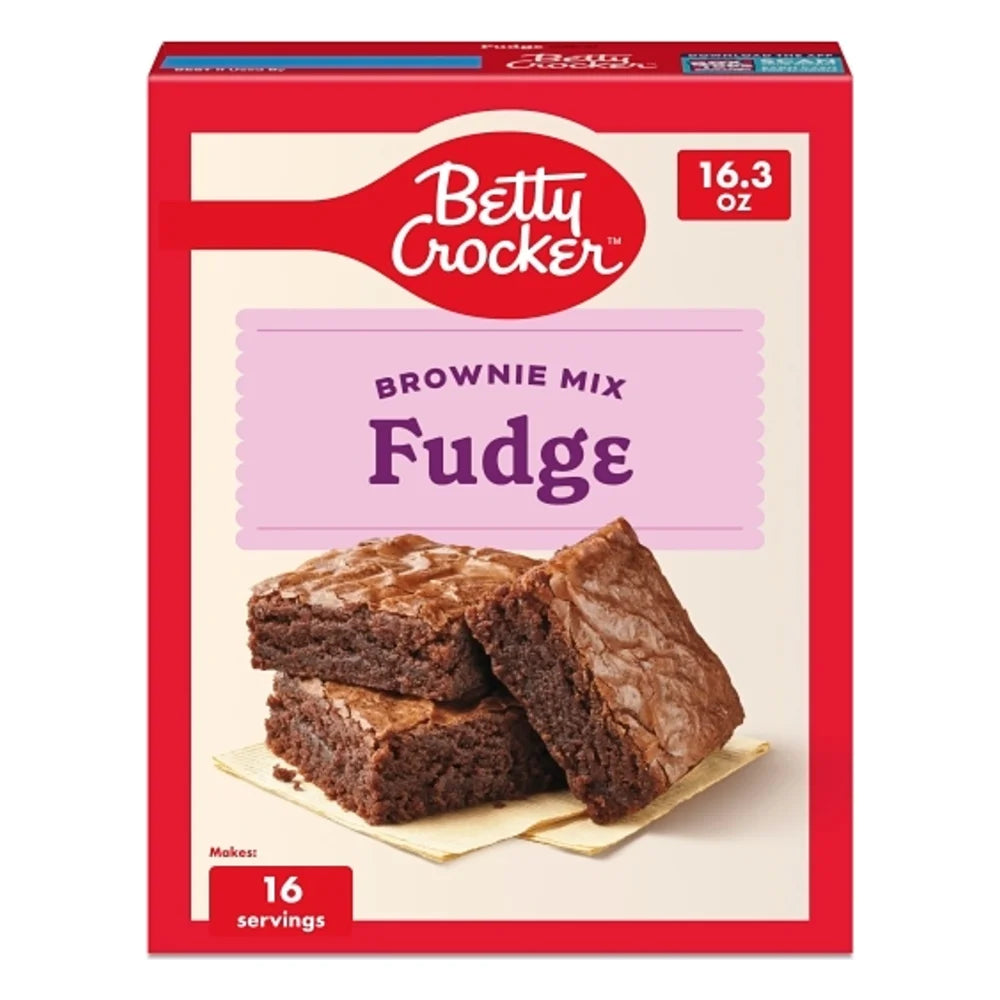 Betty Crocker Fudge Brownie Mix, 16.3 Ounce — 12 Per Case