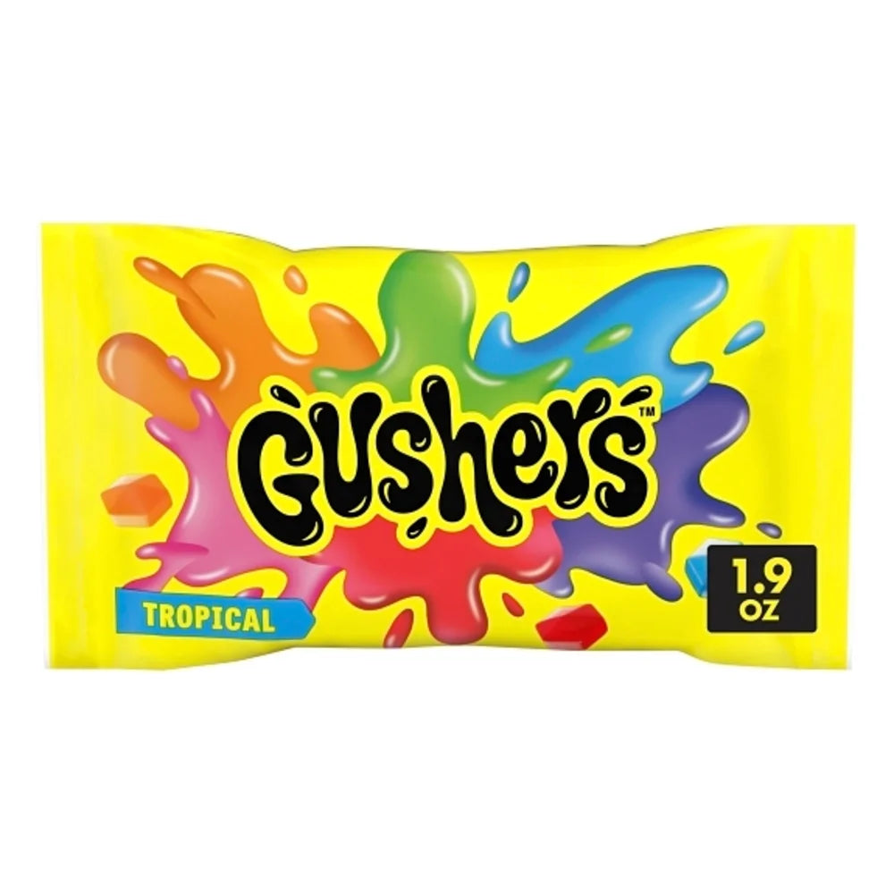 Gushers Tropical Fruit Flavored Snacks, 1.9 Ounce — 108 Per Case