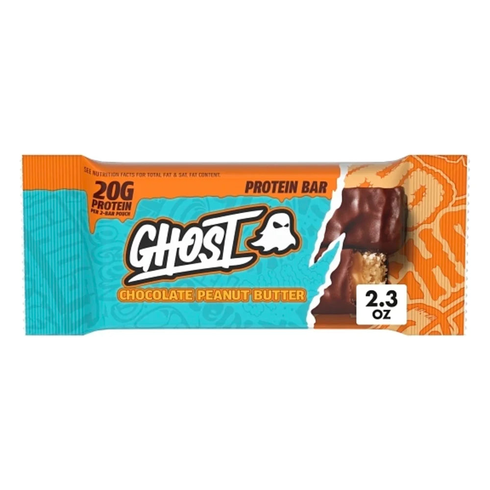 General Mills Ghost Chocolate Peanut Butter Protein Bars, 2.3 Ounce — 96 Per Case