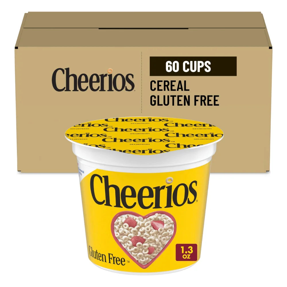 Cheerios Gluten-Free Cereal Single Serve, 1.3 Ounce — 60 Per Case