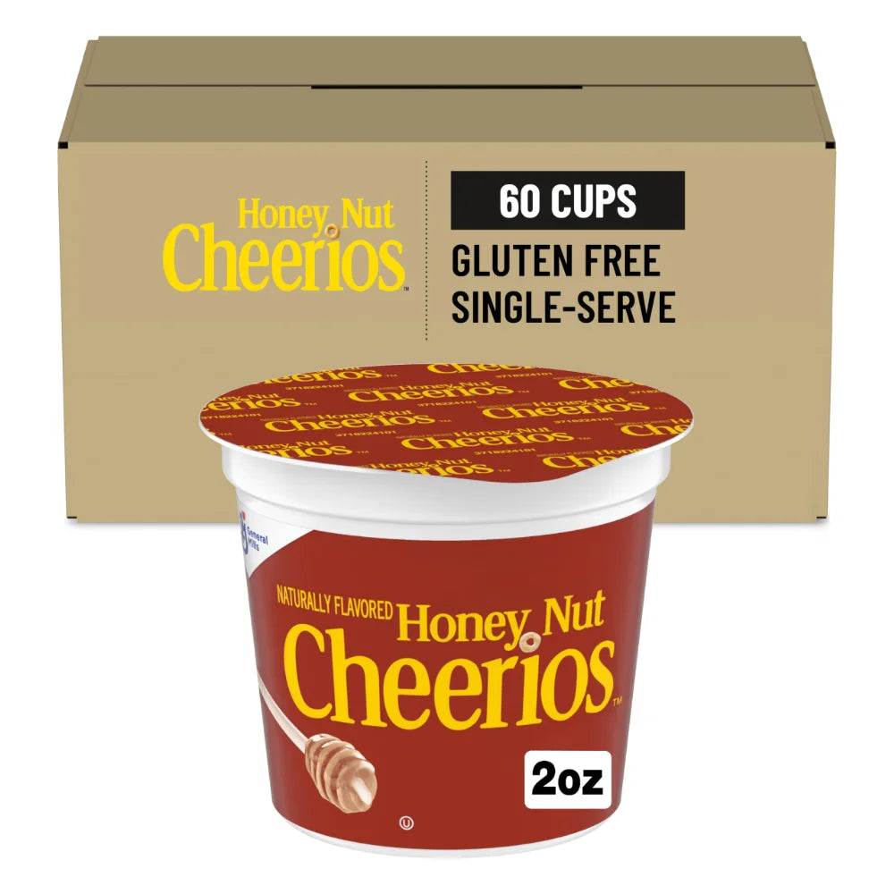 Cheerios Honey Nut Cereal, 1.8 Ounce — 60 Per Case